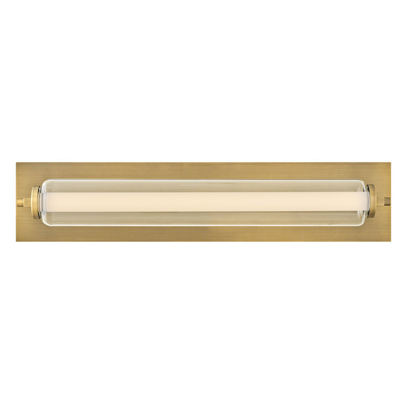 Lucien Dimmable LED Bath Bar, Lacquered Brass