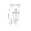 Beijing 41cm H Outdoor Wall Lantern
