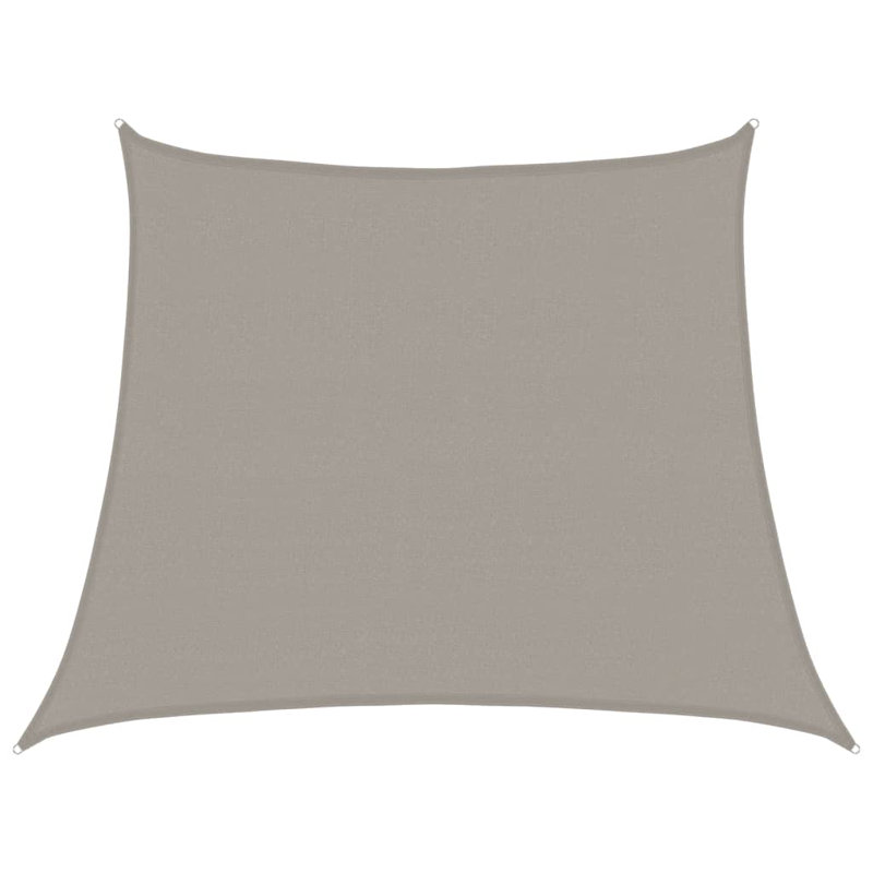 4m x 3m Trapezium Shade Sail, Grey