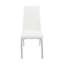 Chaises d'appoint rembourrées en similicuir