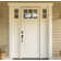 Handleset with Single Cylinder Deadbolt and Door Knob and Rosette