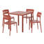 Ensemble repas carré pour 4 personnes-744537390