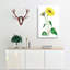 Trumpet Stalked Sunflowers - Wrapped Canvas Painting-55330418