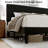 King Size Velvet Upholstered Platform Bed with Adjustable Headboard and Wooden Slats-1221684226-1221684239