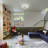 Flush Mount Dimmable Ceiling Fan with LED Lights-93776337