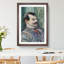 Portrait of Andre Rivoire by Henri de Toulouse-Lautrec - Picture Frame Painting-62759791-62759789