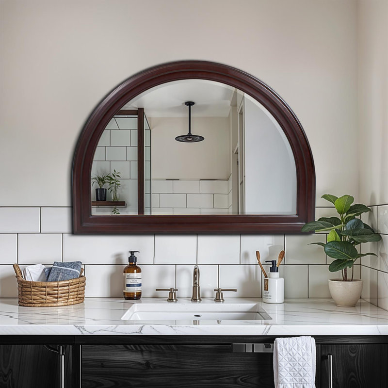 Miroir arqué George, Brun