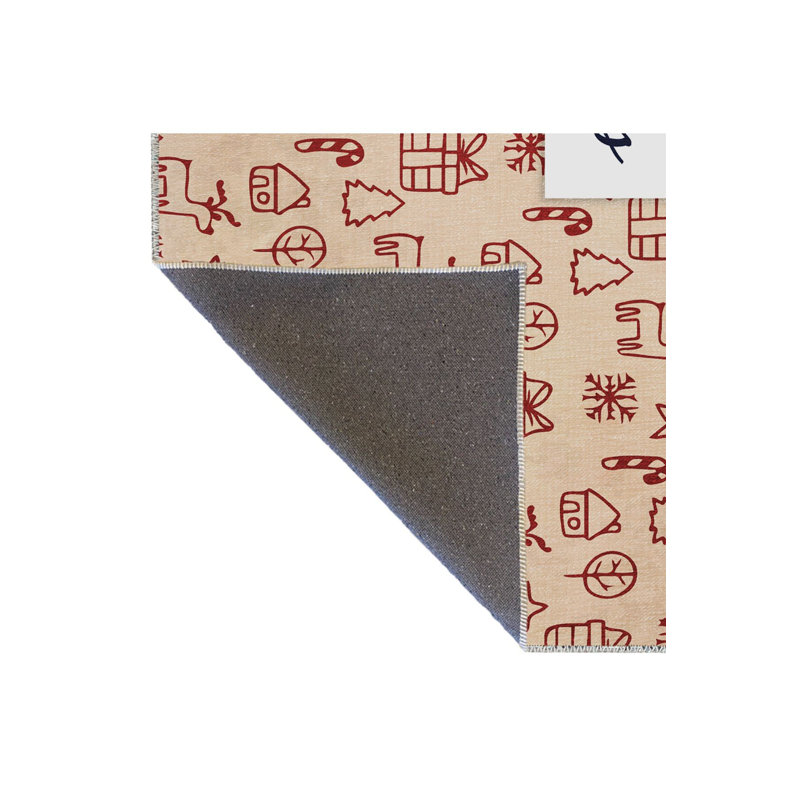 Tapis décoratif lavable à la machine Creative, Rectangle 3 pi 11 po x 5 pi 11 po
