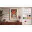 Tiger Face Forward Graphic Art - Wrapped Canvas-676635337-676635338