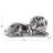 Annalisse Ceramic Laying Dog Decorative Sculpture with Matte Finish-1704160307-1704160306