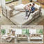 Canapé-lit modulaire convertible en forme de L, canapé de plancher modulaire avec tissu adapté aux animaux de compagnie, mousse à haute densité à 4 couches, canapé-lit moderne pour le salon