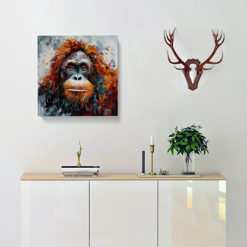 Modern Wall Art - Wrapped Canvas, 35cm H x 35cm W x 3cm D