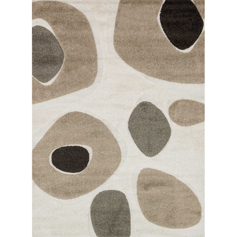 Menoken Geometric Indoor Rug, Rectangle 5'3" x 7'7"