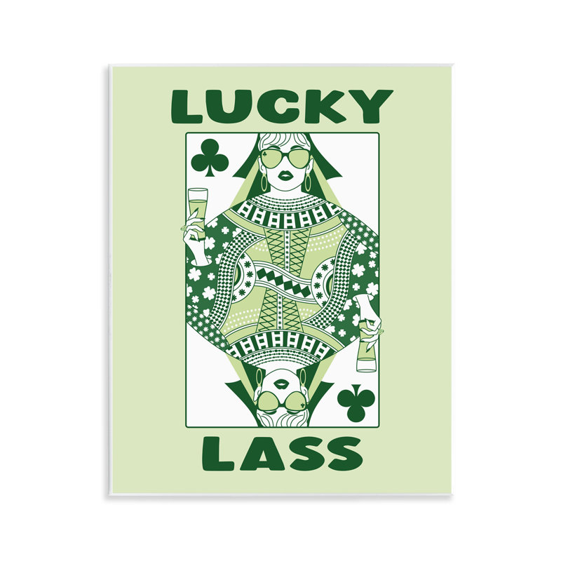 Plaque murale Lucky Lass Club, conception de JJ Design House LLC