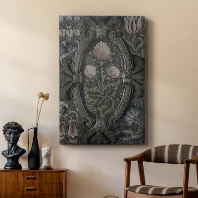 Vintage Abstract Print CXLVIII -Custom Wrapped Gallery Cavas