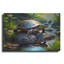  «Peaceful Turtle» par Dean Russo, art mural en métal, 16 po x 12 po-239909332