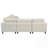 U-Shape Sectional Sofa With Ottoman