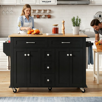 140 cm W Kitchen Island