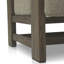 Chaise de patio en teck avec coussins Cherina Klaudie-594861184-594861187