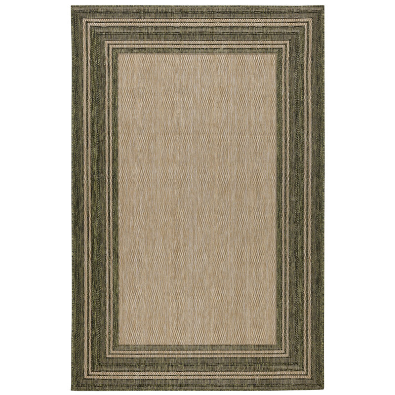 Bugbee Performance Geometric Indoor / Outdoor Rug, Rectangle 8'10" x 11'9"