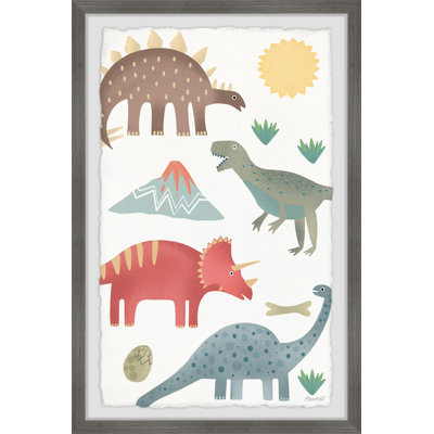 Houpt Dinosaur Country, reproduction encadrée