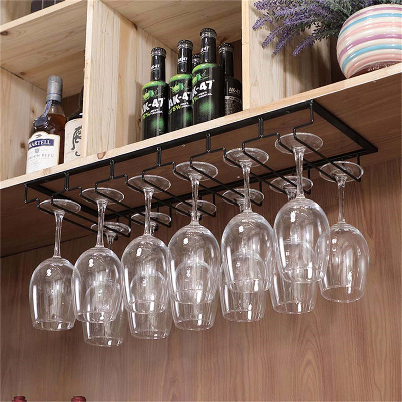 Anea Wine Glass Rack Black
