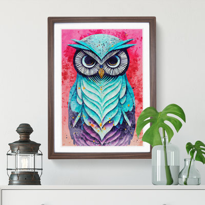 Owl - Single Picture Frame Painting