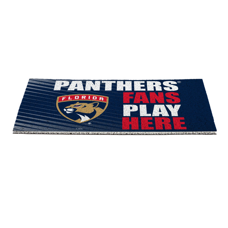 Tapis en PVC Florida Panthers Fan, 28 po x 16 po