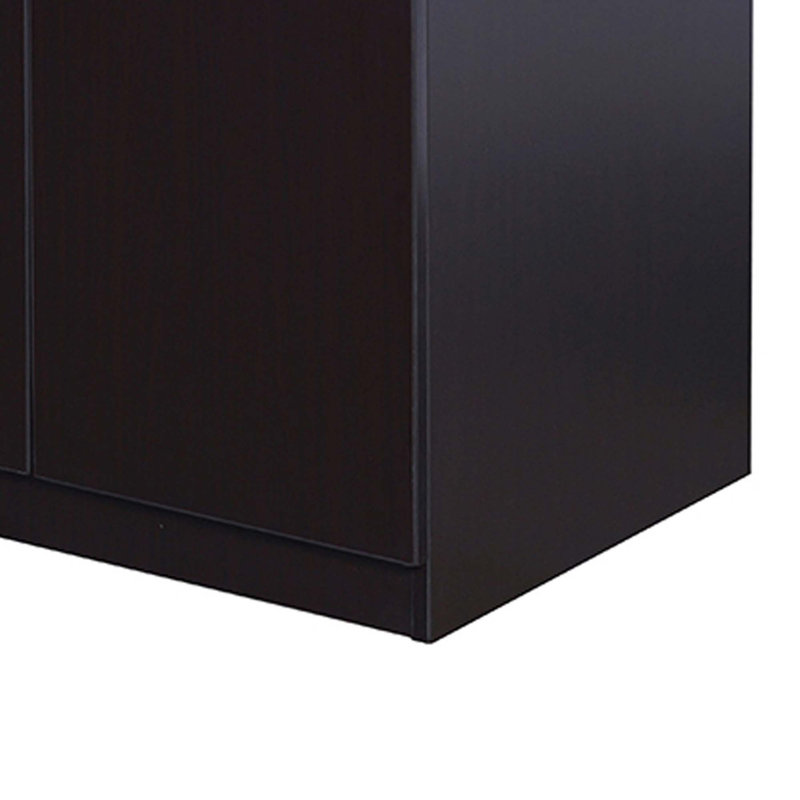 Armoire de rangement Doe avec 2 portes, brun moka, 31 po de largeur, Mocha Brown