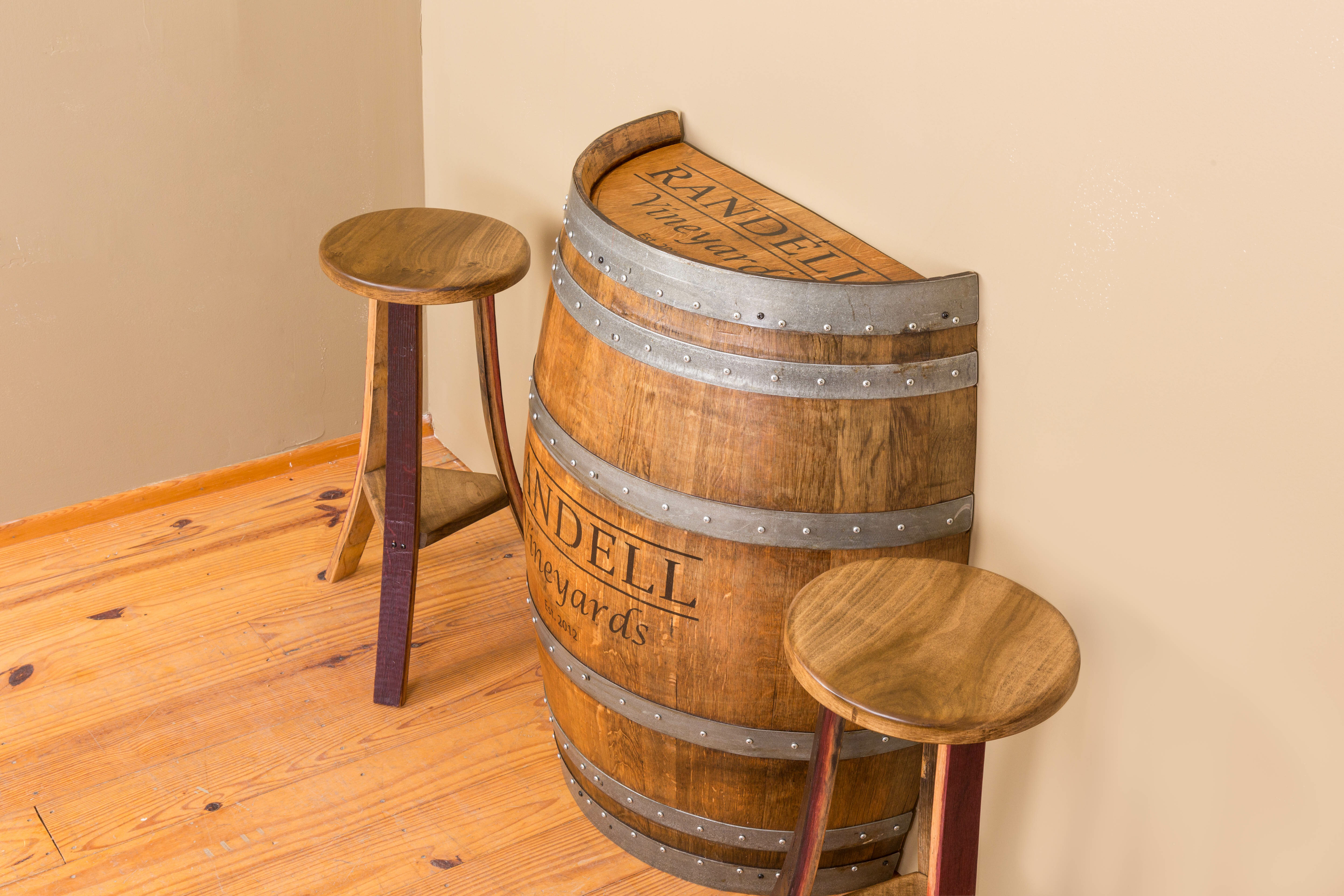 Jacksonville Jaguars Oak Whiskey Barrel Coat Rack