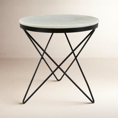 Fulton Marble Top End Table