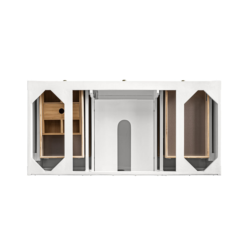 Breckenridge 48'' W Single Bathroom Vanity Base, Bright White
