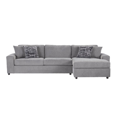 2-Piece Sectional With Chaise - Bon Bon Shadow