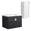 Meuble-lavabo mural avec lavabo en céramique et armoire d'appoint-1361389639
