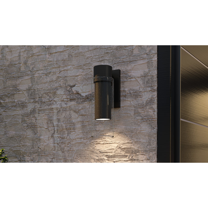 Lanterne murale d'extérieur 1 lumière Sawyer, H 15 po x l 5,25 po x P 7 po