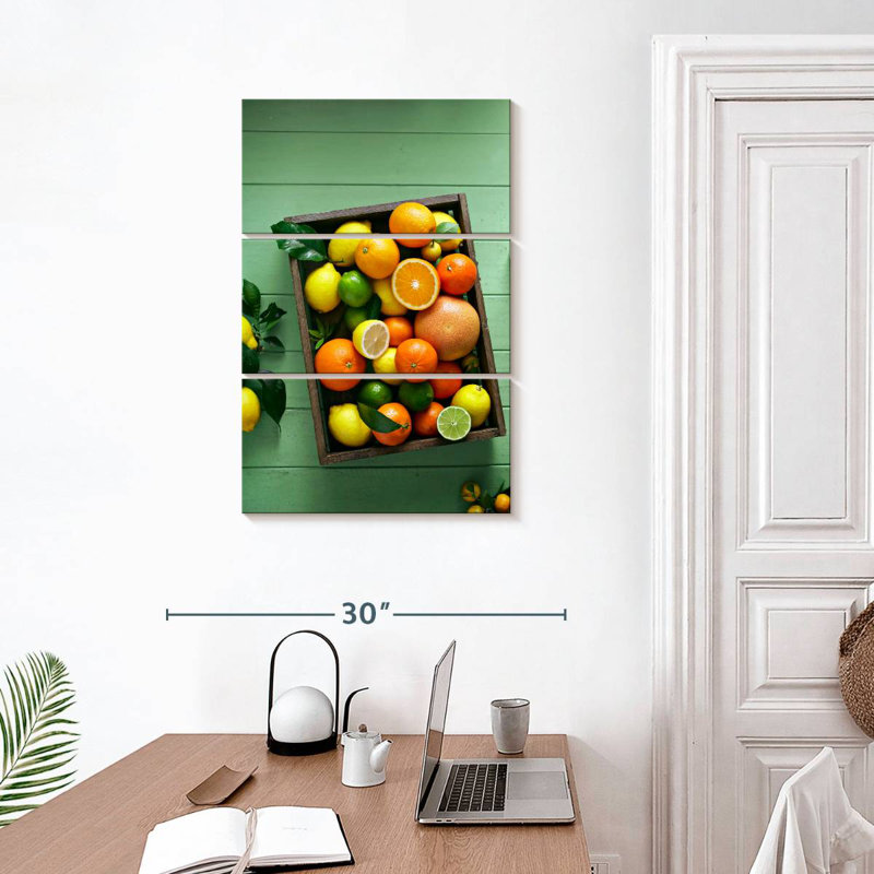 Yarlin Citrus Fruits Tray, 32" H x 20" W