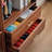 Chinese style solid wood simple bookcase