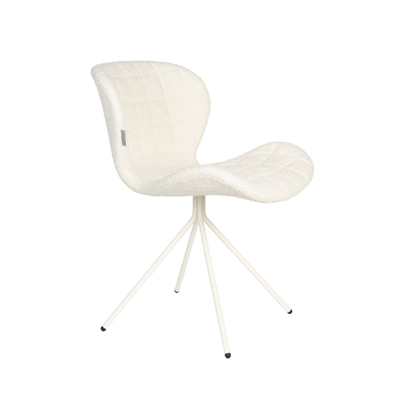 OMG Upholstered Dining Chair, Off White