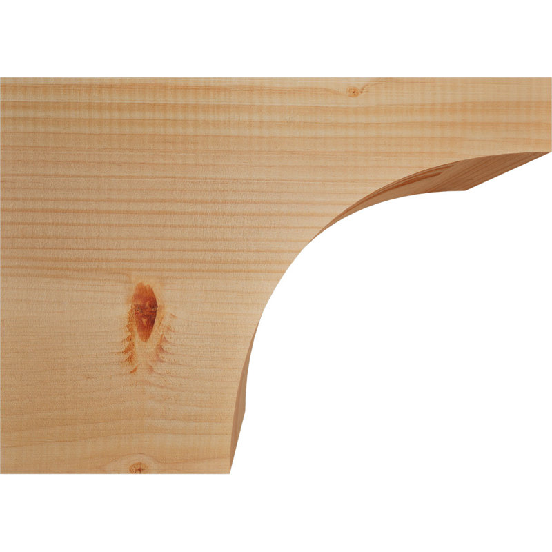 Queue de chevron lisse Huntington, Sapin de Douglas, H 12 po x l 5 1/2 po x L 16 po
