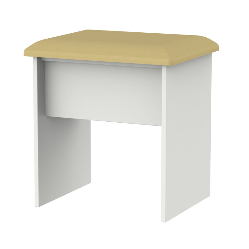 Fully Assembled Ratley Dressing Table Stool, Darkolino/Bardolino