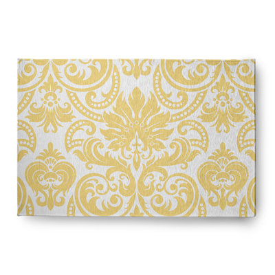 Fetrow Chenille Floral Indoor / Outdoor Rug
