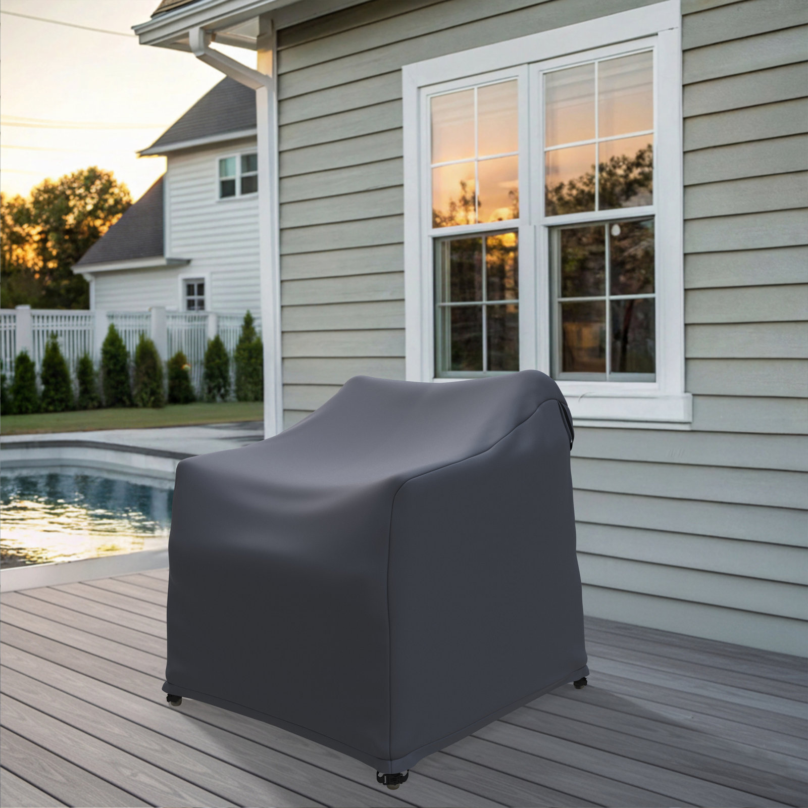 Delaine Outdoor Lounge Chair Patio Cover
