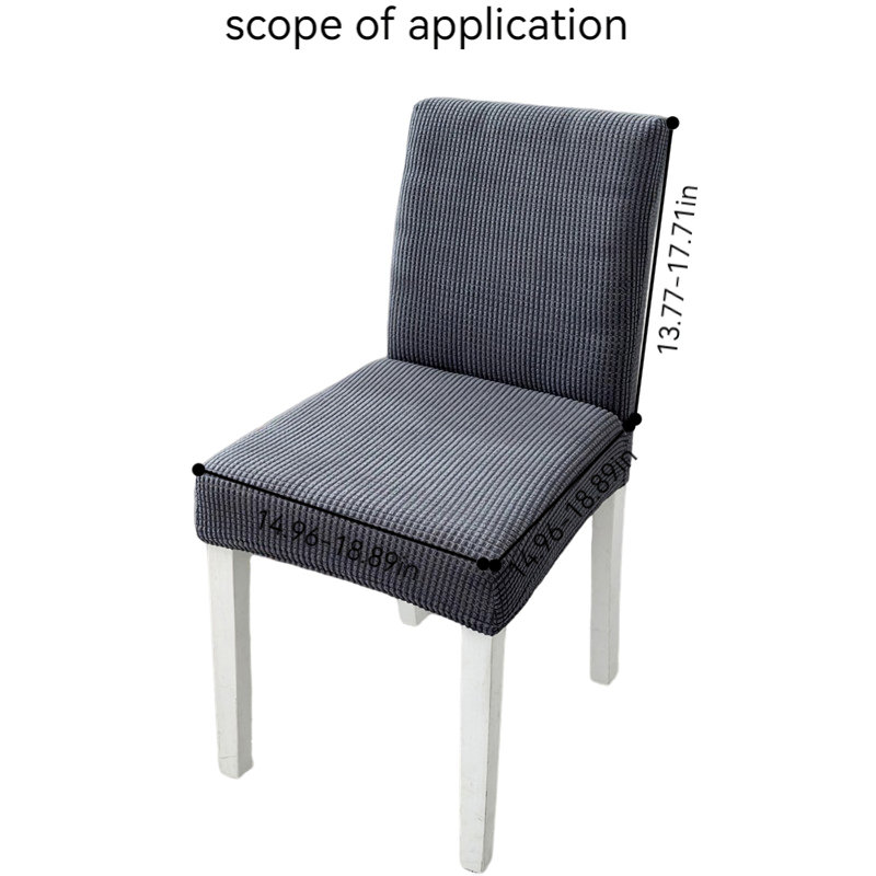 Housse pour chaise de salle à manger en polyester