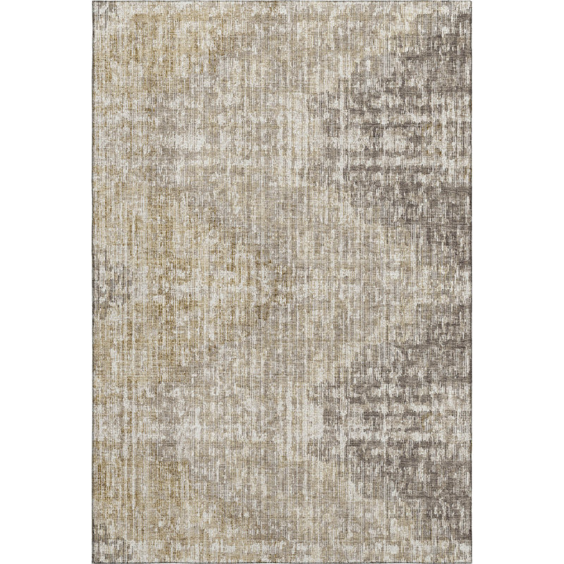 Premium Machine Washable Ansley Geometric Rug, Rectangle 10' x 14'