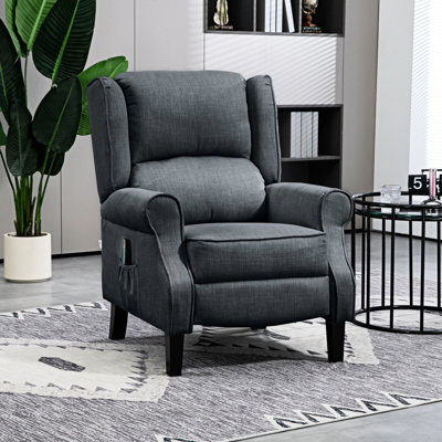 Fauteuil inclinable manuel confortable pour se détendre dans le salon