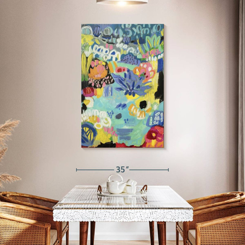 Avery Whimsical Pond III, 48" H x 32" W