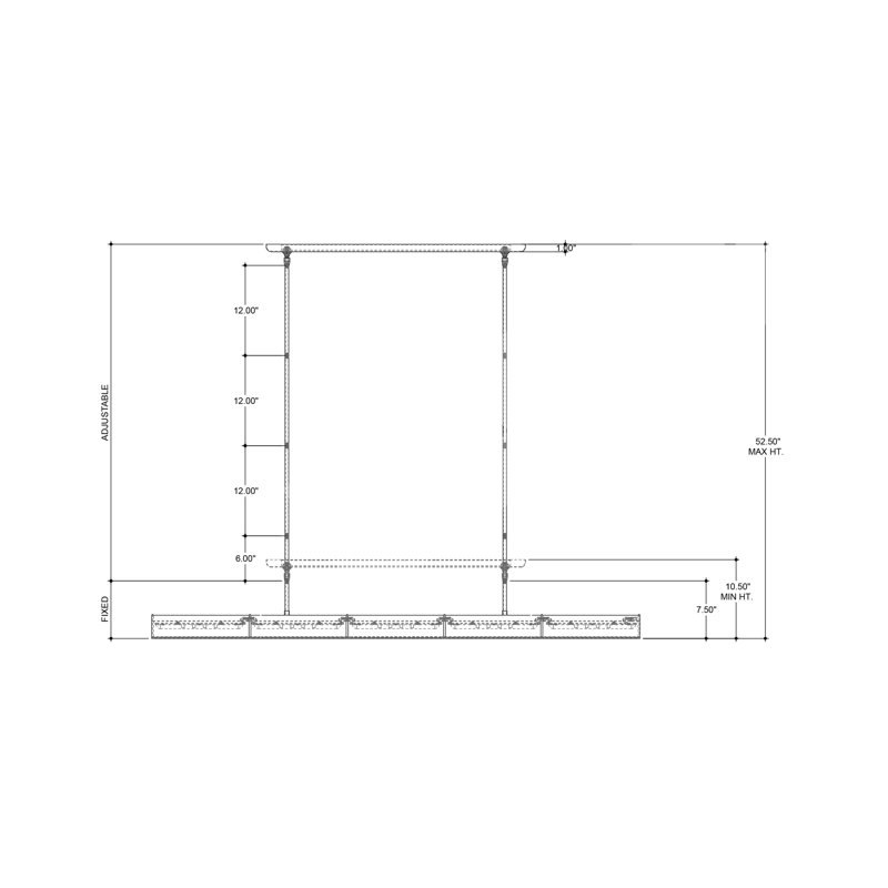 Lyon 5 - Light LED Chandelier