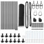 Hexagon Fence Grey Steel-941306624