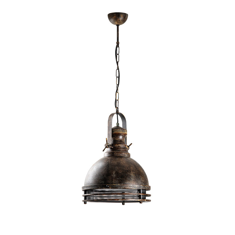 Elegant Antiquation Metal Chandelier, 11.8 in Diameter x 15.7 in Height | Non-Adjustable | E27 Socket (Max 40W) | Perfect for Dining Room, Living Room & Entryway | Stylish Vintage Design, Durable Construction