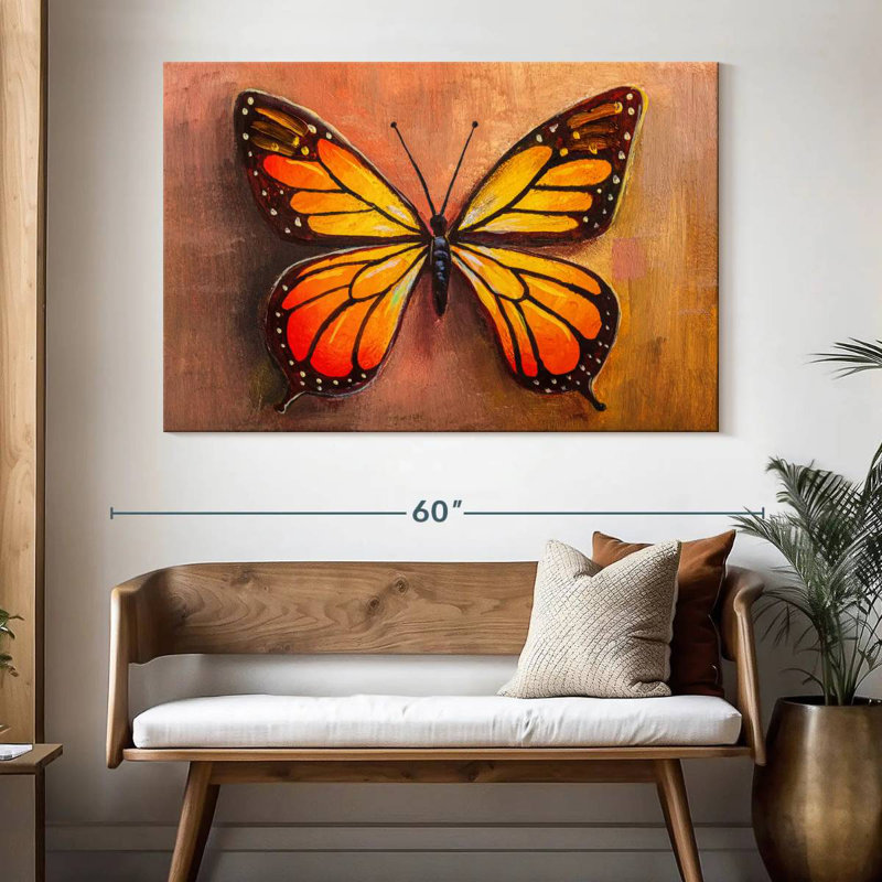 Brampt Simple Butterfly, 34" H x 51" W